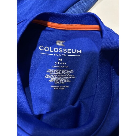 NEW Boise State BSU Broncos Colosseum Blue Crew Neck Tee Shirt Youth M 12-14 - Picture 6 of 7